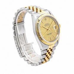 Rolex Datejust 36MM 16233 Linen Dial Two-Tone Watch